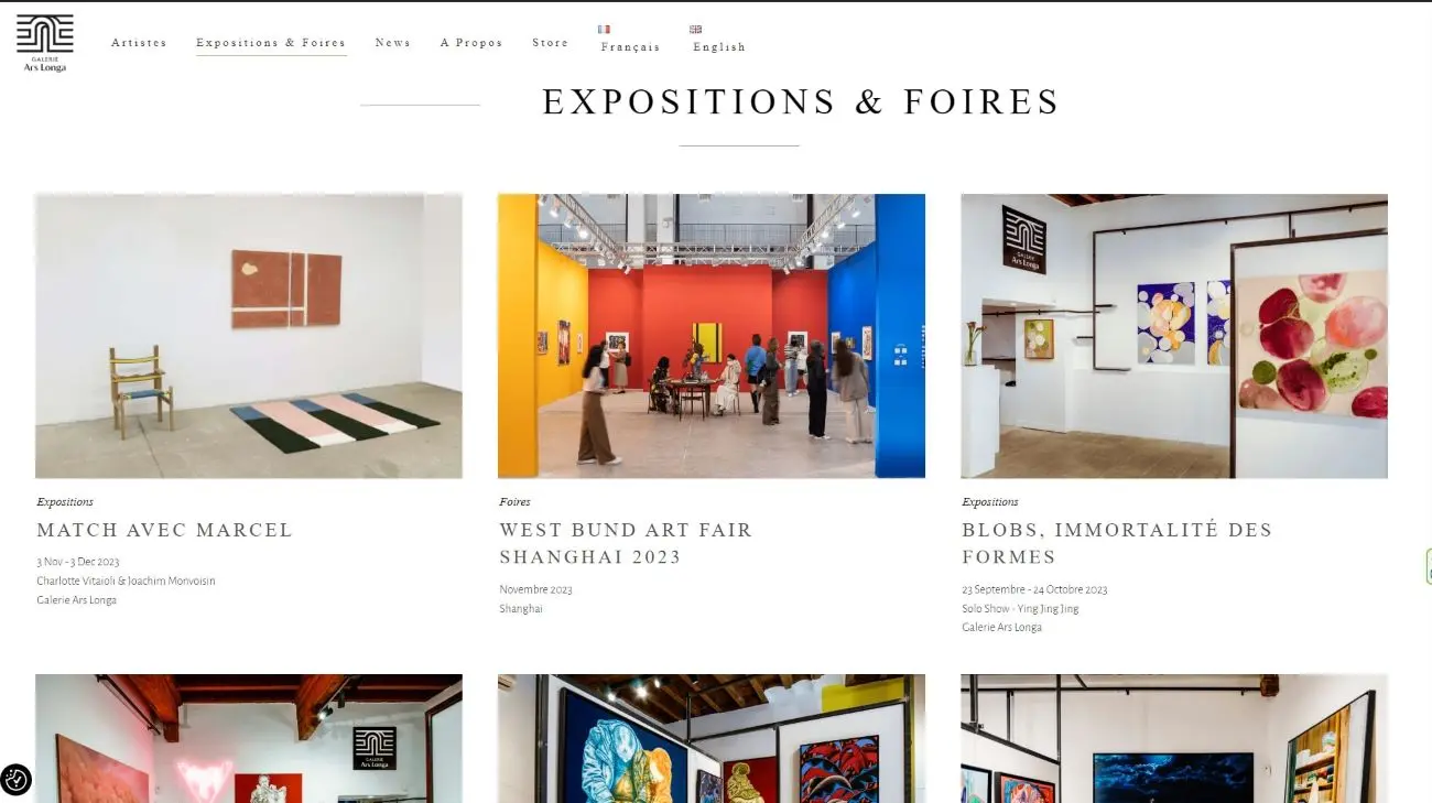 Site Galerie Ars Longa